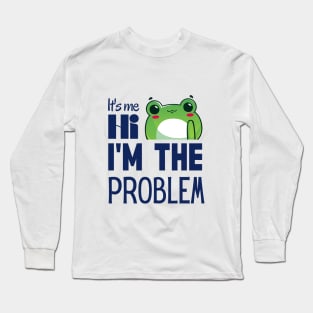 Anti-Hero I'm the problem it's me Midnights Lyrics Long Sleeve T-Shirt